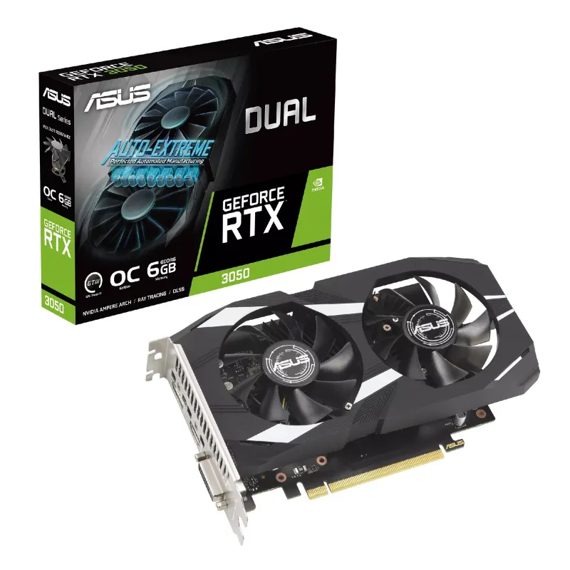 ASUS GeForce RTX 3050 Dual OC 6GB Black